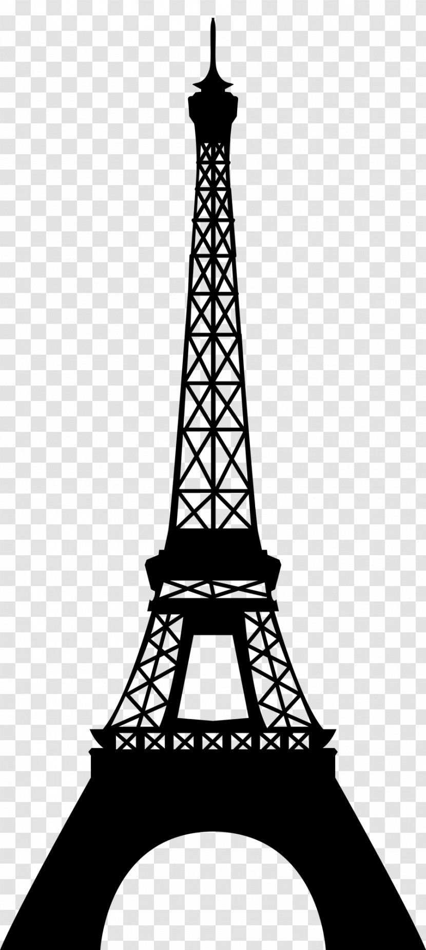 Eiffel Tower Clip Art - Silhouette Transparent PNG