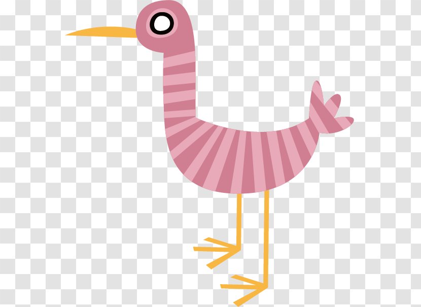 Bird Cartoon Illustration - Beak - Pink Birds Transparent PNG