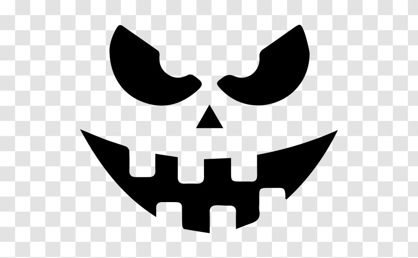 Halloween Smiley Clip Art - Black Transparent PNG