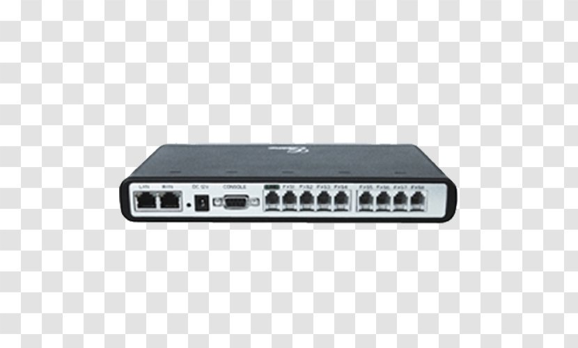 Grandstream Networks Foreign Exchange Service Office VoIP Gateway Analog Telephone Adapter - Ethernet Hub - India Transparent PNG