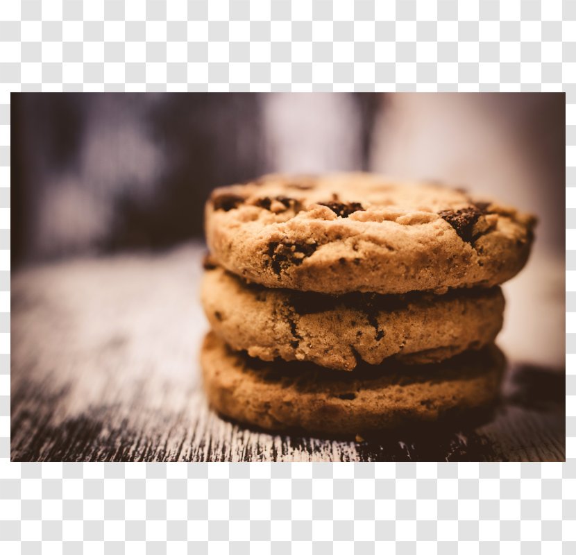 Chocolate Chip Cookie Biscuits Dough Bakery Food - Oatmeal Raisin Cookies Transparent PNG