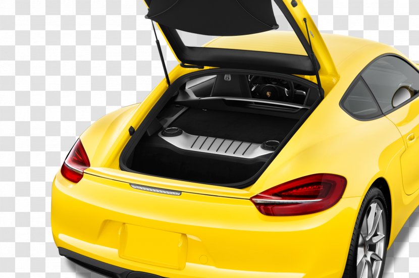 2014 Porsche Cayman Sports Car - Yellow Transparent PNG