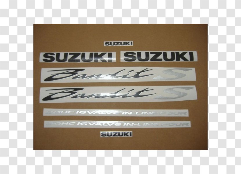 Suzuki Bandit Series Motorcycle GSF 600 600S - Emblem Transparent PNG