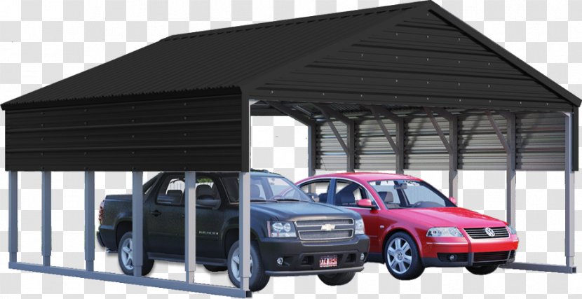 Garage Steel Building Carport Roof - Family Car - Best Price On Metal Carports Transparent PNG