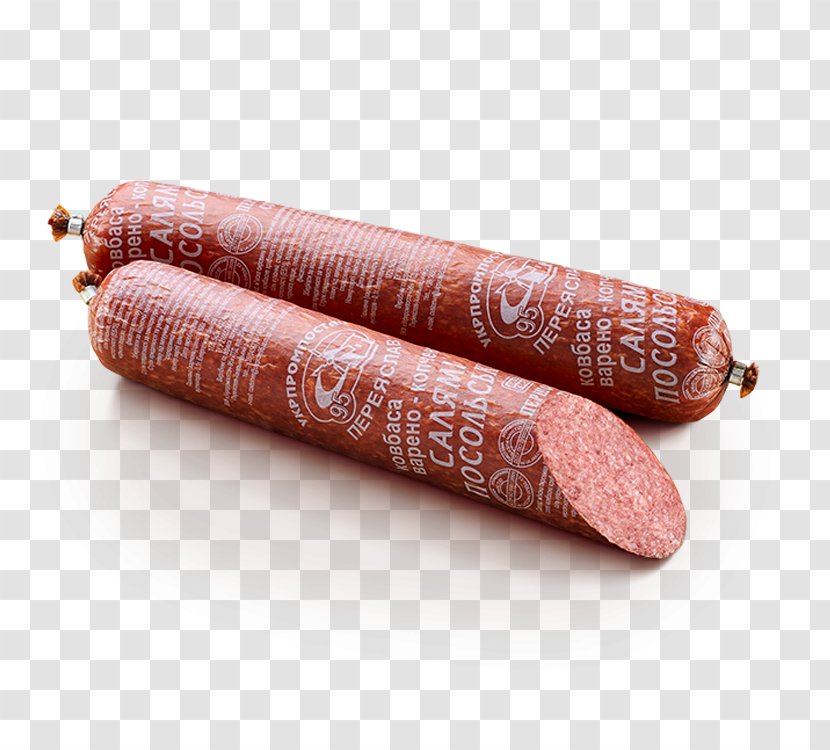 Salami Sausage Cervelat Mettwurst Knackwurst Transparent PNG