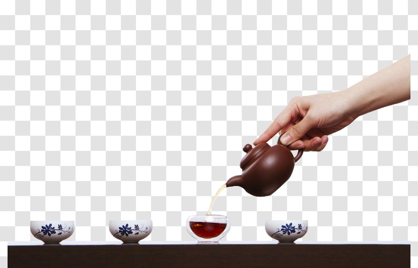 Flowering Tea Teapot Chinese Ceremony - Steeping - Hand Transparent PNG