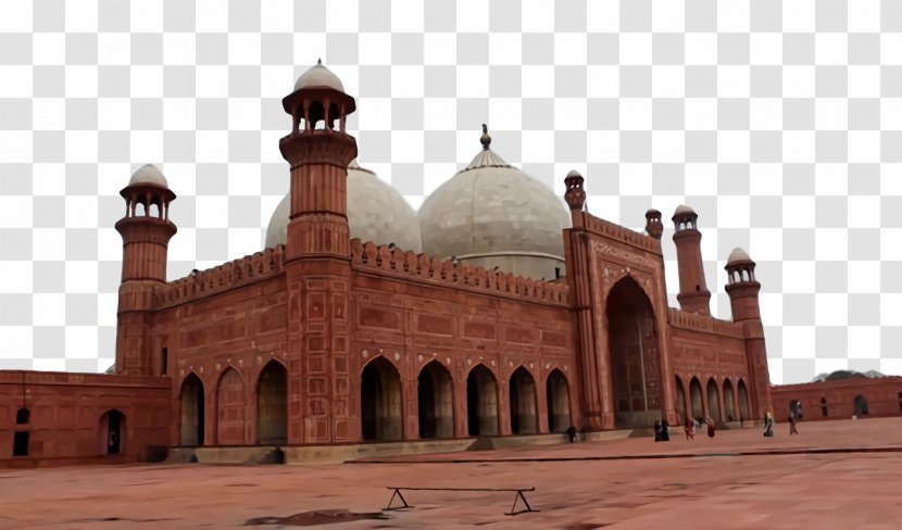 Badshahi Mosque Tourism Tourist Attraction Facade - Arch - Holy Places Transparent PNG