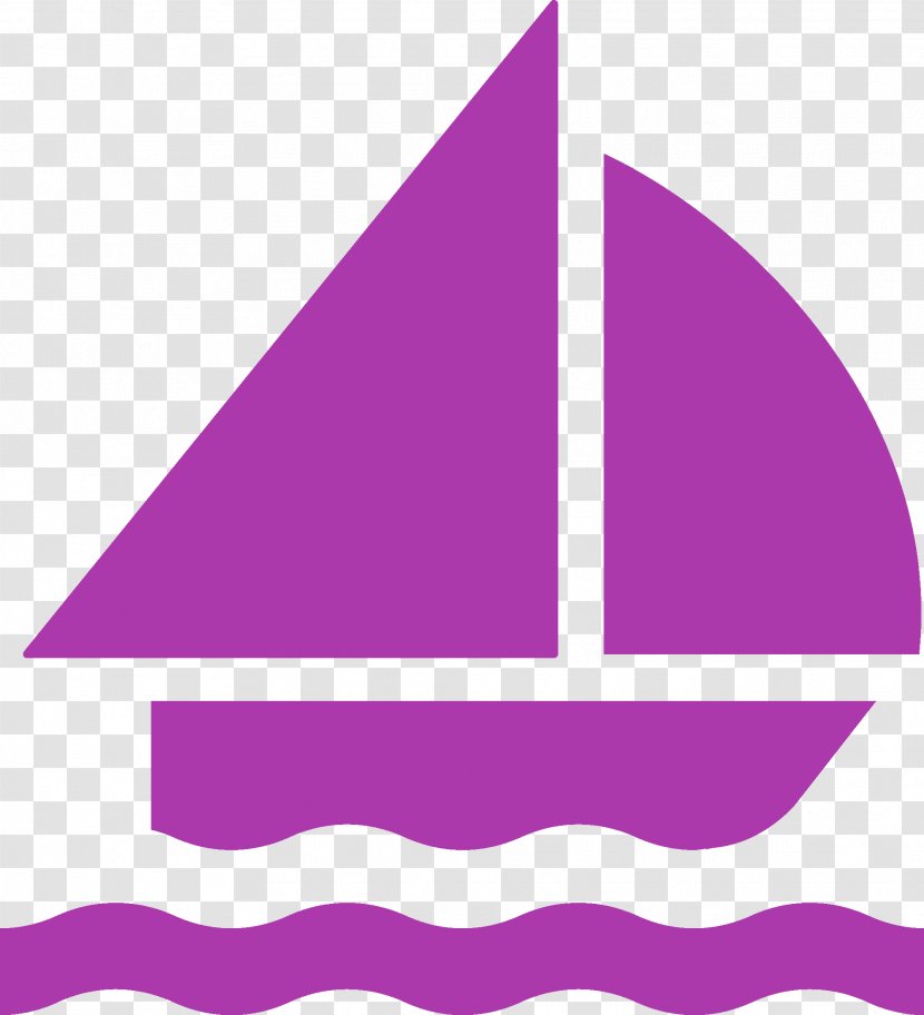 Sailing Sailboat Clip Art - Purple - Sail Transparent PNG