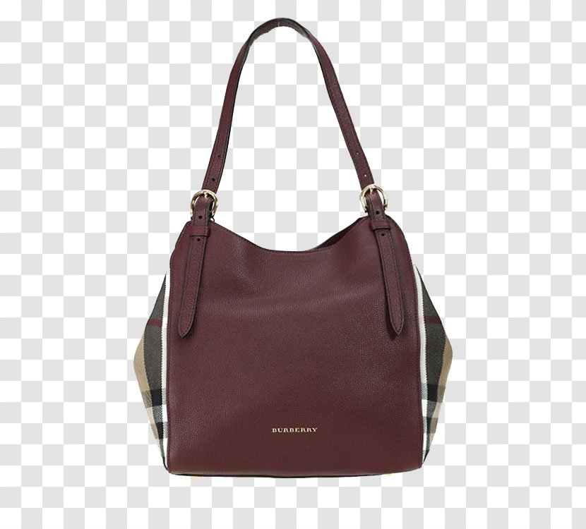 Hobo Bag Handbag Leather Burberry - Handbags Transparent PNG