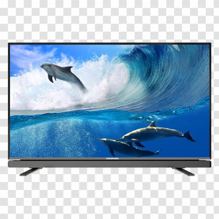 Grundig LED-backlit LCD Ultra-high-definition Television - Screen - Underwater Transparent PNG