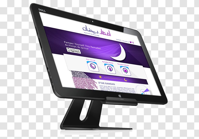 Computer Monitors Output Device Monitor Accessory Display Dell - Ramadan Template Transparent PNG