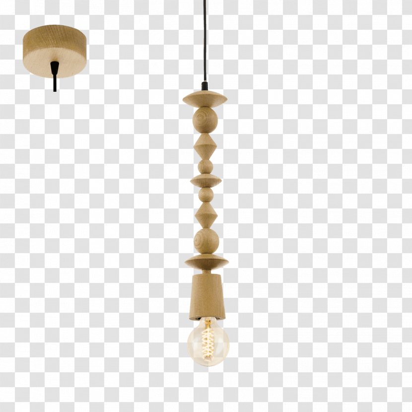 Light Fixture Lighting Lightbulb Socket Edison Screw - Pendant - Wooden Hanging Transparent PNG