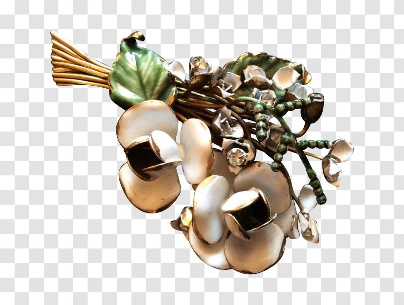 Body Jewellery Brooch Pin Vitreous Enamel - Flower Transparent PNG