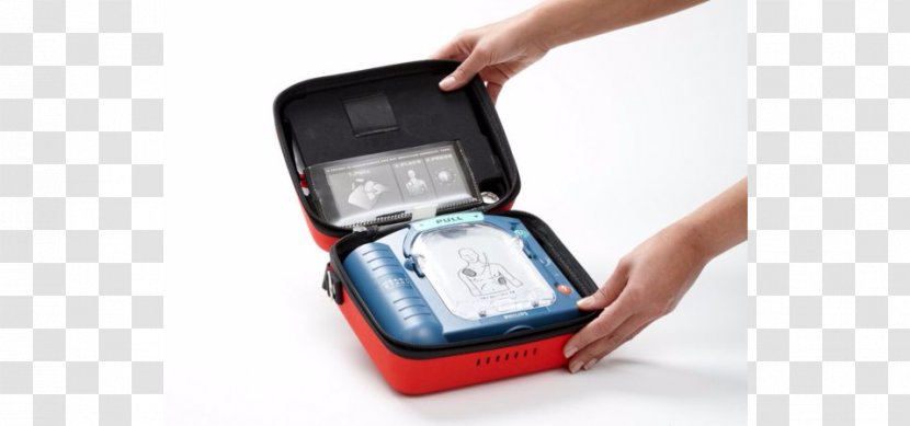 Automated External Defibrillators Philips HeartStart AED's Defibrillation - First Aid Supplies - Heart Transparent PNG