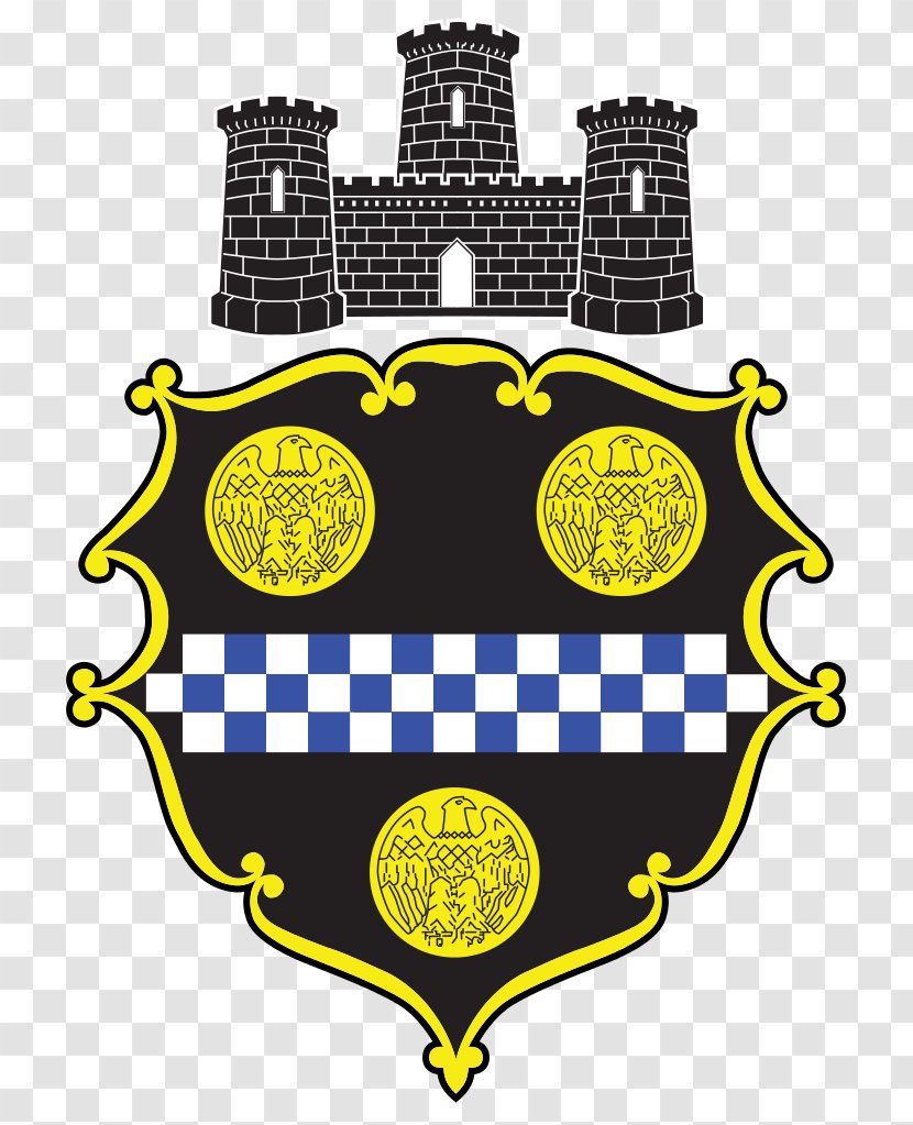 Pittsburgh Coat Of Arms T-shirt Crest Clothing - The Falkland Islands Transparent PNG