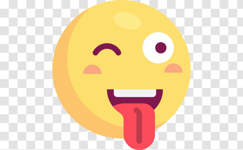 Emoticon Emoji Smile - Tongue Transparent PNG
