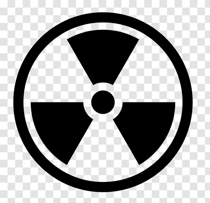 Radioactive Decay Radiation Biological Hazard Symbol - Nuclear Weapon Transparent PNG