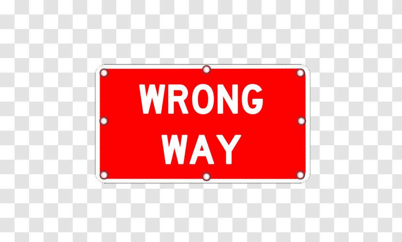 Line Point Traffic Sign Brand - Wrong Direction Transparent PNG