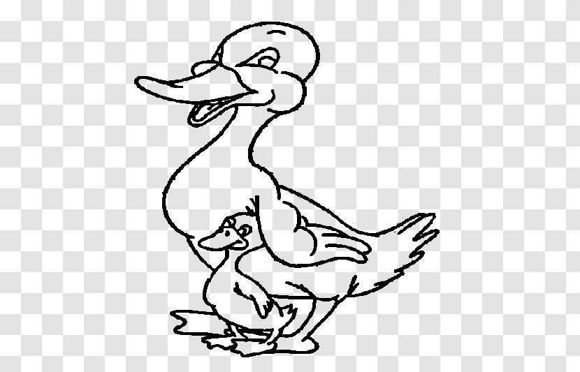 The Ugly Duckling Aplyled Coloring Book Animal - Drawing - Duck Transparent PNG