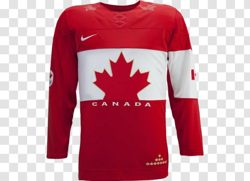 Ice Hockey At The 2014 Winter Olympics – Men's Canada National Team 2010 - Red Transparent PNG
