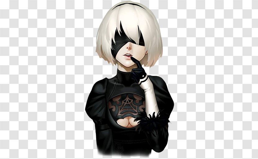 Nier: Automata Video Game New Plus PlayStation 4 - Cartoon - Silhouette Transparent PNG