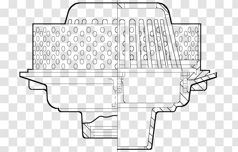 Drain Roof Garden Flashing Gravel Stop - Cast Iron - JR Smith Transparent PNG