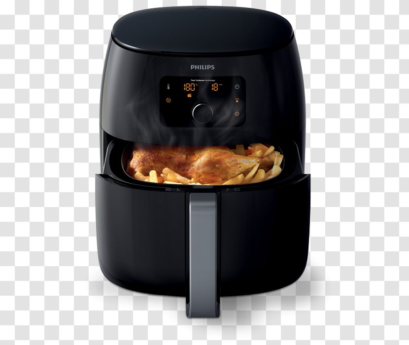 Philips Avance Collection Airfryer XXL HD9650 Air Fryer HD9652 Deep With Display, Timer Fuction HD 9651/90 French Fries - Meal Preparation Transparent PNG