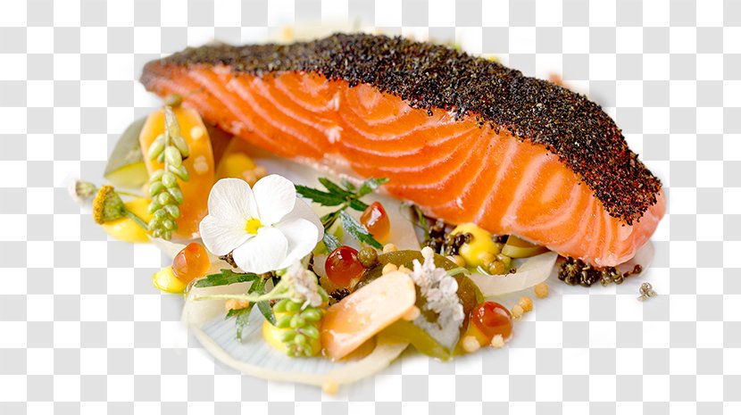 Smoked Salmon Lox Sushi Asian Cuisine Food - Vegetable - Eating Transparent PNG