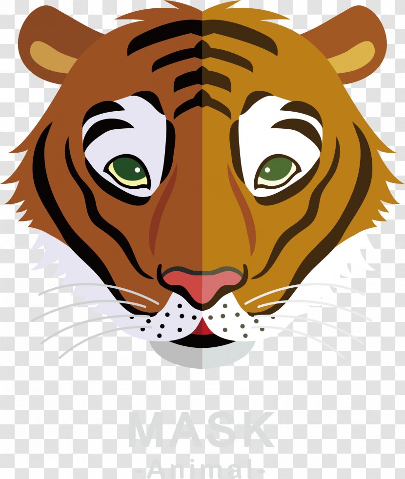Tiger Euclidean Vector Poster - Roar - Cute Transparent PNG