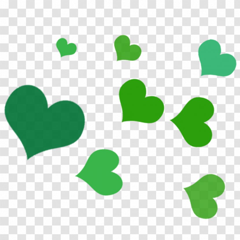 Leaf Green Heart Clip Art - Heart-shaped Leaves Transparent PNG