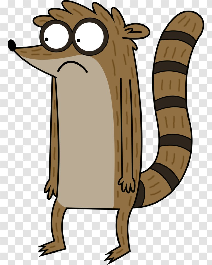 Rigby Mordecai Drawing Character Animation - J G Quintel - Show Transparent PNG