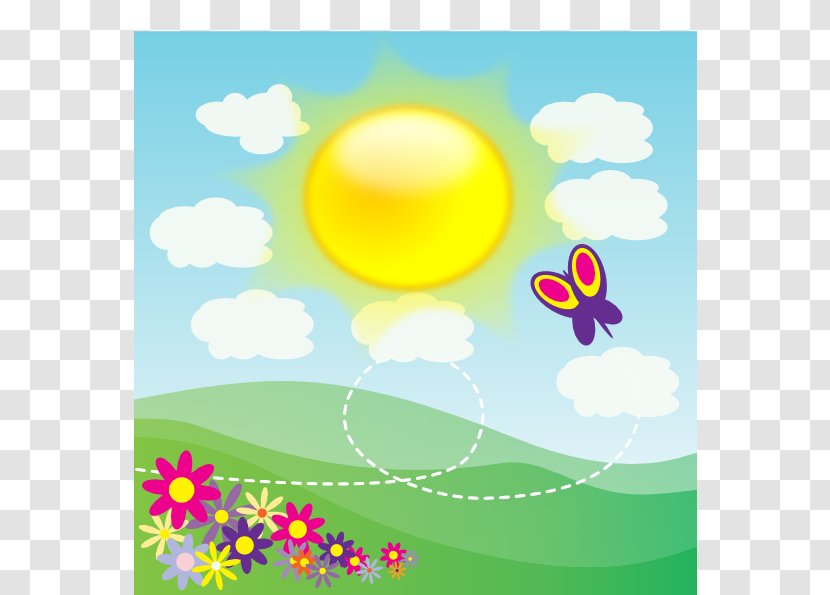 Nature Clip Art - Landscape - Sunshine Cartoon Transparent PNG