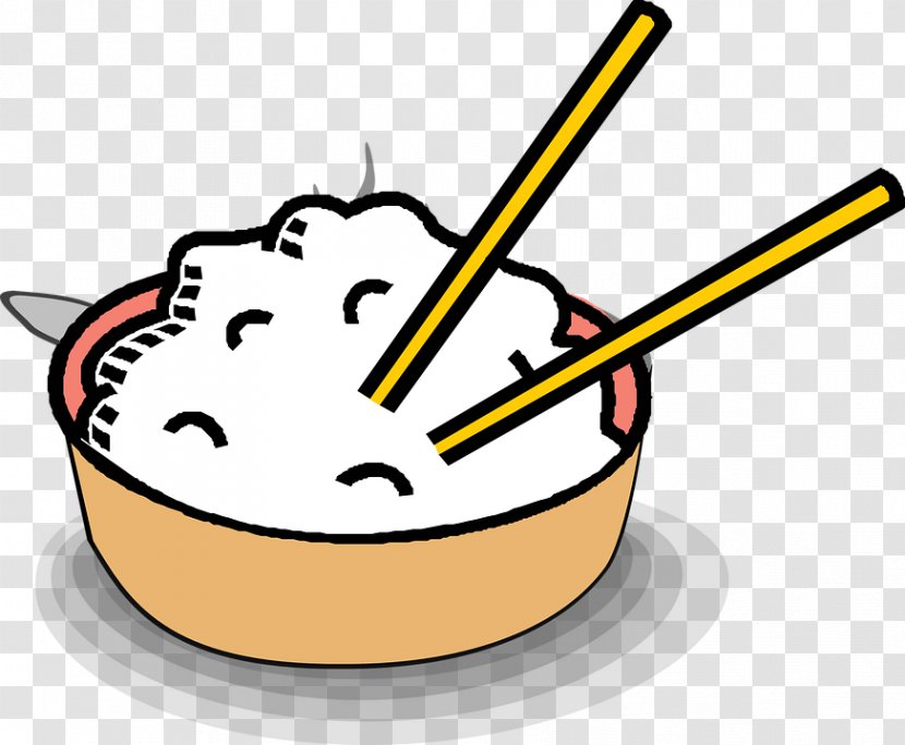 Chinese Cuisine Rice Bowl Clip Art - Chopsticks Transparent PNG