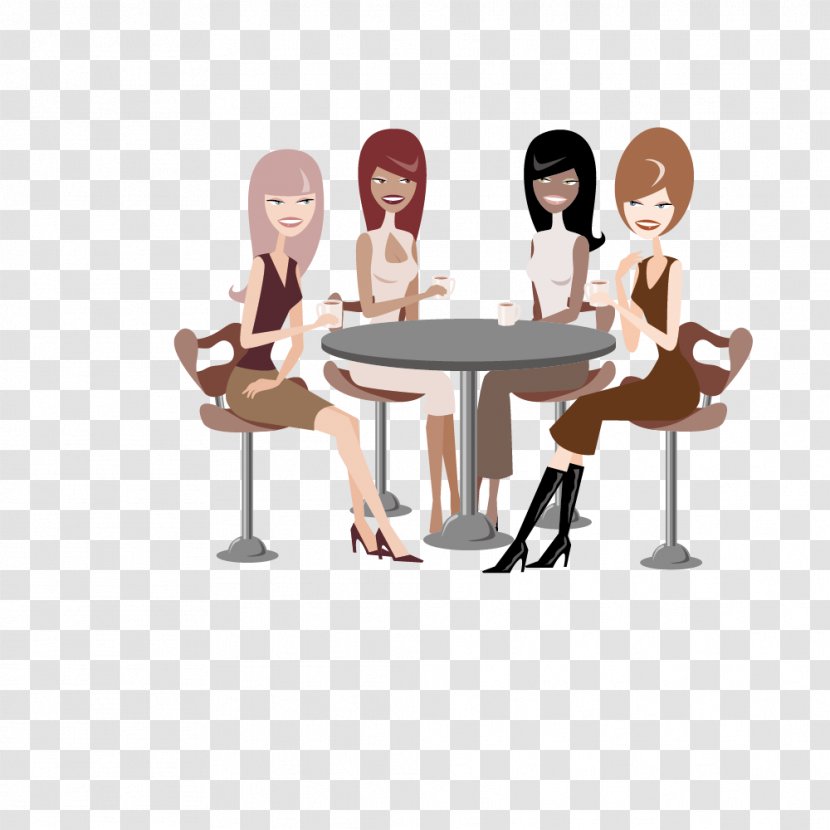 Coffee Tea Cafe Caffeinated Drink - Tree - With Friends For Women Transparent PNG