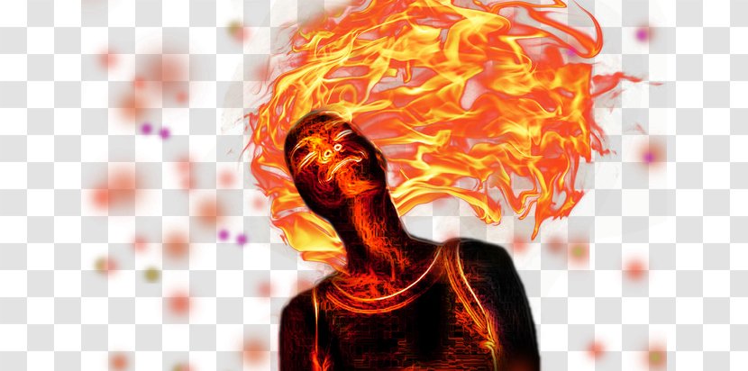 Computer Illustration - Fire People Transparent PNG