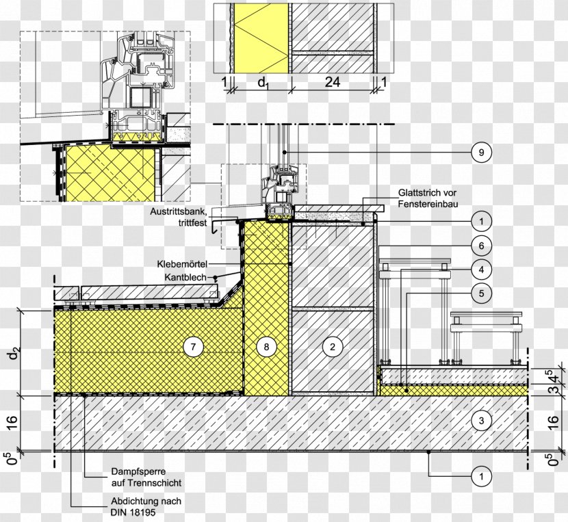 Floor Plan Technical Drawing Product Design Engineering - Construction Planning Transparent PNG