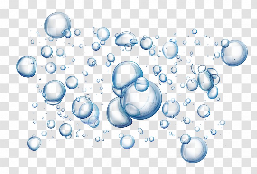 Water Drop Poster Blue Moisturizer - Fine Droplets Bubble Transparent PNG