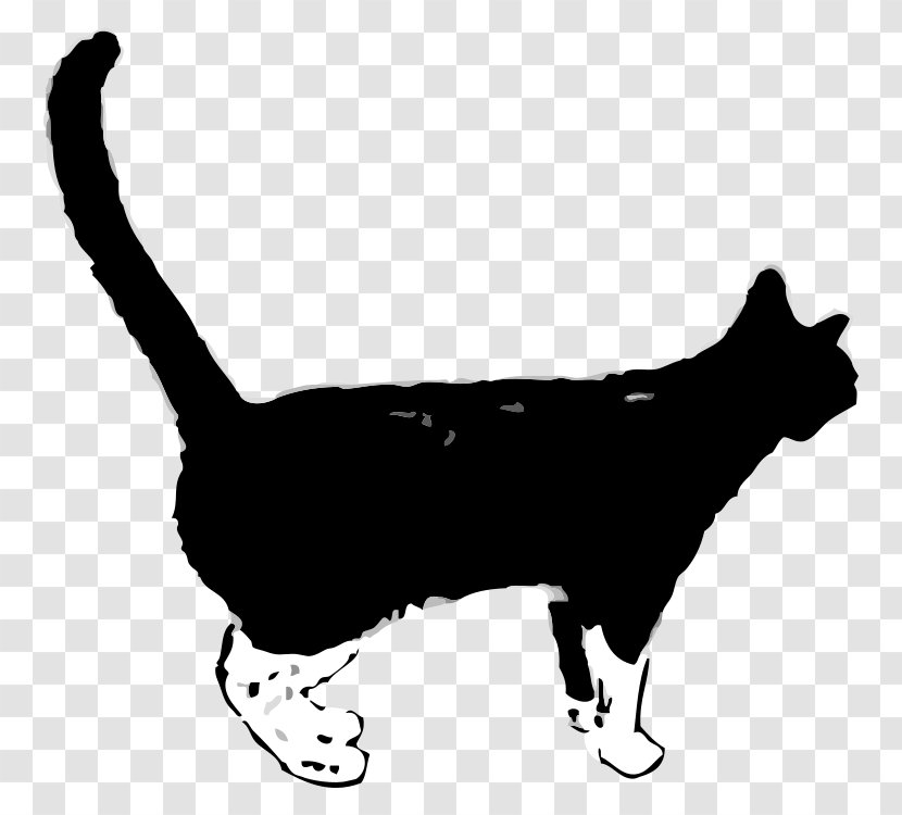 Black Cat Kitten Clip Art - Domestic Shorthaired Transparent PNG