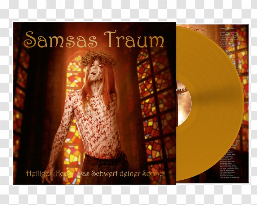 Samsas Traum Heiliges Herz Album Leben Bedeutet Kämpfen Wenn Schwarzer Regen - Advertising - Goldenes Ticket Transparent PNG