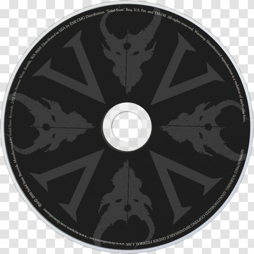 Alloy Wheel Rim Symbol Compact Disc Pattern - Demon Hunter Transparent PNG