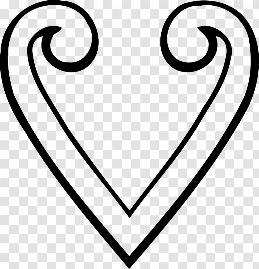 Heart Love Clip Art - Stylized Transparent PNG