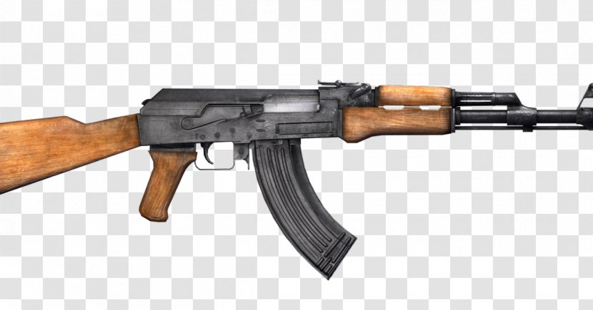 AK-47 Firearm Weapon Machine Gun - Flower - AK47 Transparent PNG