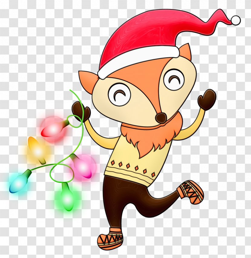 Cartoon Clip Art Fictional Character Christmas Pleased Transparent PNG