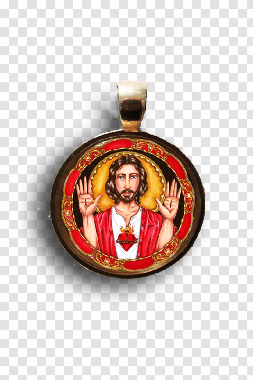 Locket Medal - Sacred Heart Of Jesus Transparent PNG