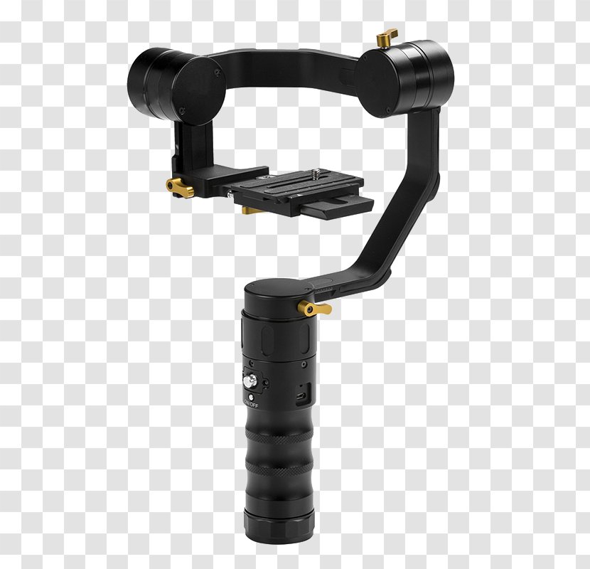 Ikan EC1 Beholder 3-Axis Handheld Gimbal Stabilizer Camera Kit With Dual-Grip Handle DS2 & 5 Section Monopod Extension - Mirrorless Interchangeablelens Transparent PNG