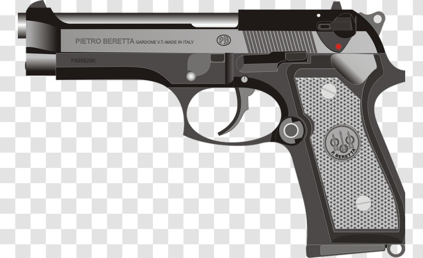 Beretta M9 M1934 92 Firearm - 919mm Parabellum - 2nd Amendment Transparent PNG