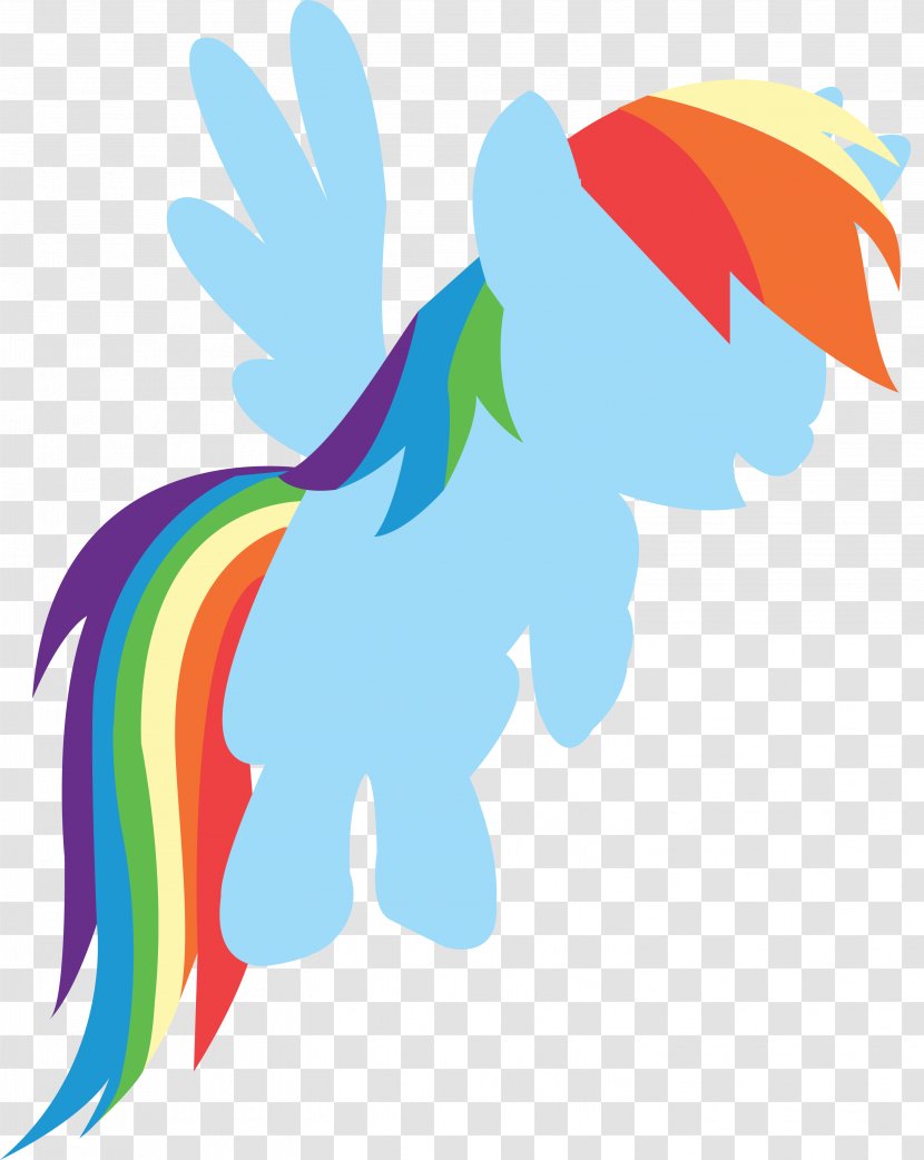 Rainbow Dash Pony Princess Luna Artist - Deviantart - Overlord Vector Transparent PNG