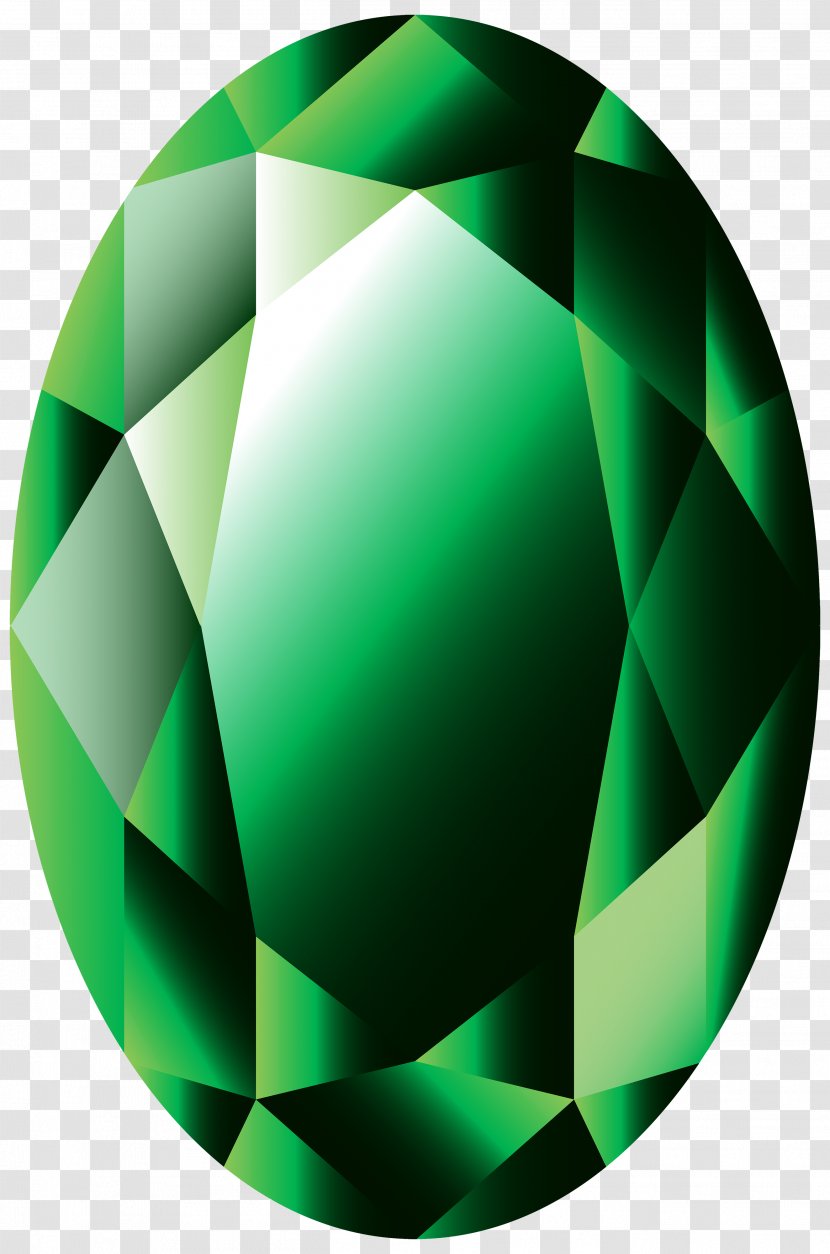 Diamond Emerald Green Clip Art - Football Transparent PNG