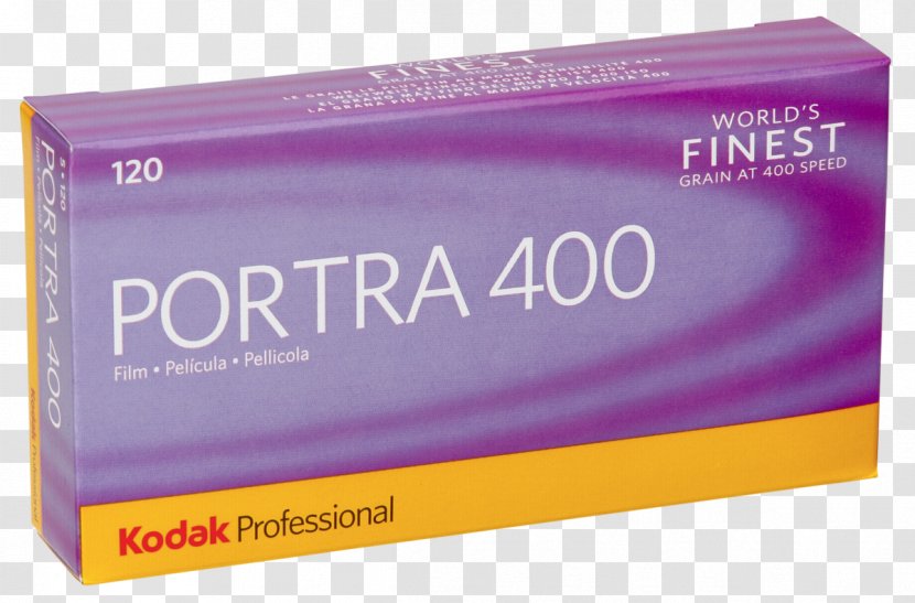 Photographic Film Kodak Portra 120 Negative Photography - Purple - Black Transparent PNG