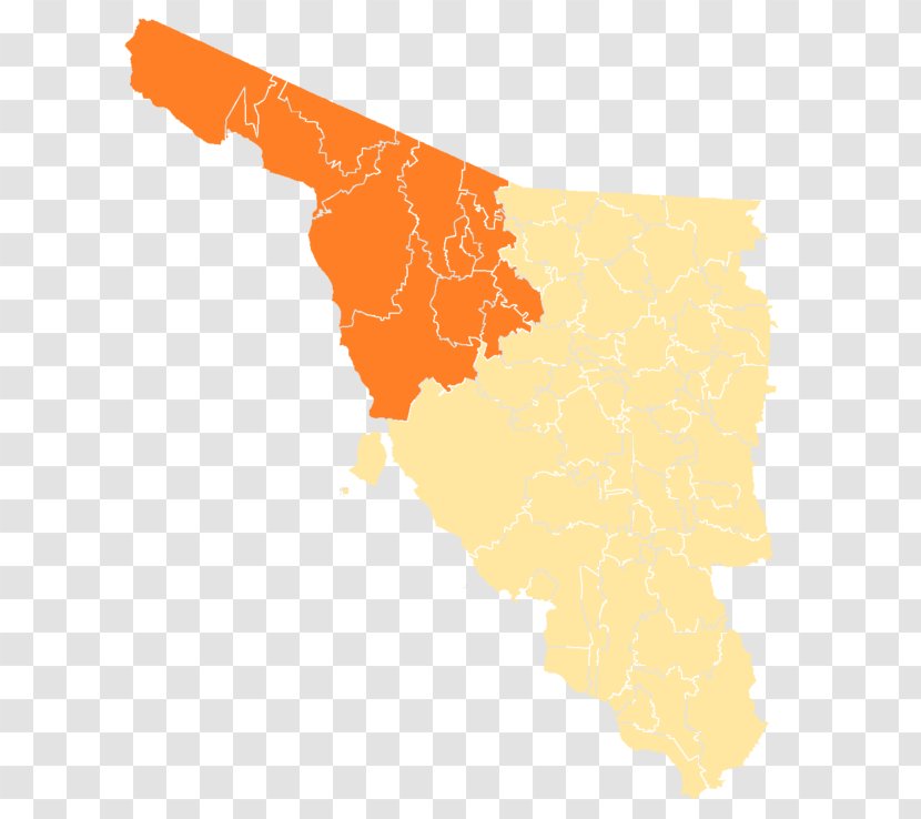 II Federal Electoral District Of Sonora Districts Mexico Election - Orange - Political Party Transparent PNG